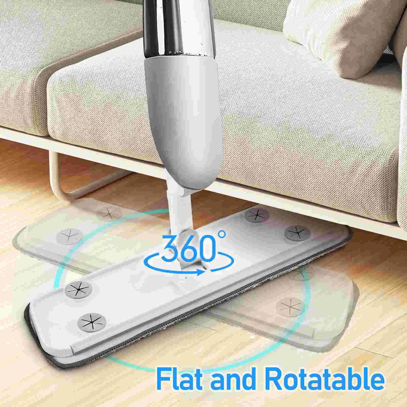 Mop with Washable Pads Steam Mops Wet Spray Flat Drag For Floor Cleaning Power Rotating