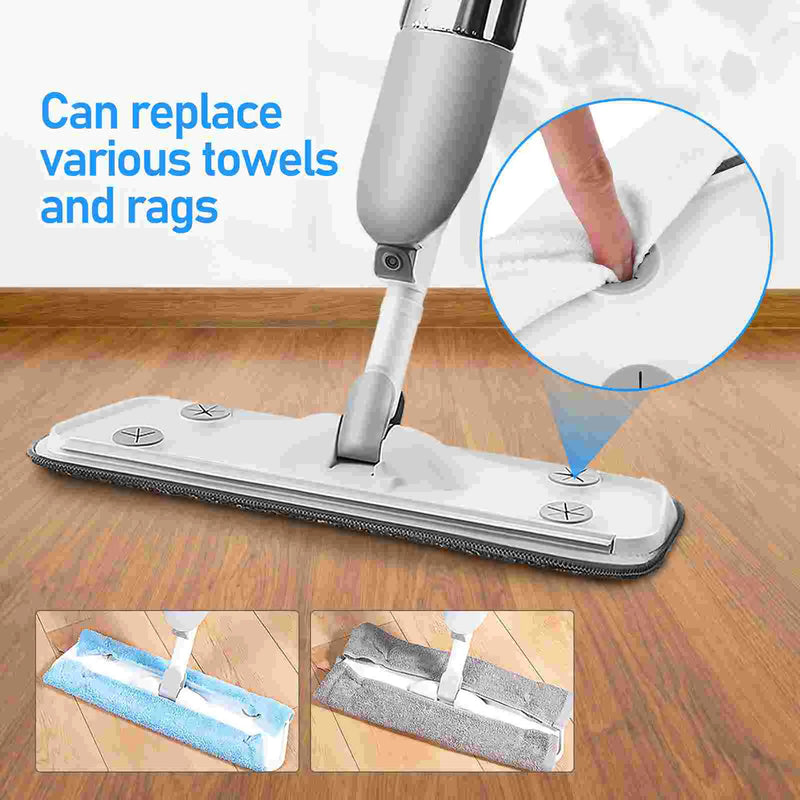 Mop with Washable Pads Steam Mops Wet Spray Flat Drag For Floor Cleaning Power Rotating